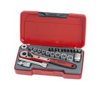 Teng T1424 T1424 Socket Set Of 24 Metric 1/4In Drive Tent1424