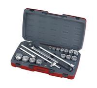 Teng T34186 3/4-inch Socket Set Metric Drive (18 Pieces)