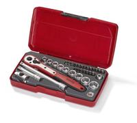 Teng T3834 3/8-Inch Square Drive Socket And Bit Set (34-Piece)