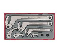 Teng TC33 TTHP08 Hook & Pin Wrench Set, 8 Piece