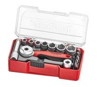 Teng TJ1415 TJ Mini 1/4" Drive Socket Set 15 Piece TTTJ04 Tray Compatible