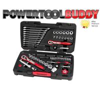 Teng TMX098 Mecca Pro Tool Set 98 Pieces 1/4" 3/8" 1/2" Drive Sockets Ratchets