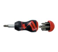 'Tengtools mdr908s Screwdriver Set Bit Holder 1/4 99 mm with Ratchet and Magnet