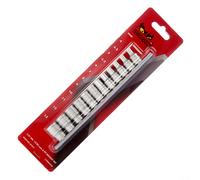 Teng Tools 1/4in Drive 12 Piece Metric Socket Set on a Socket Rail M1412