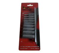 Teng Tools 1/4in Drive 9 Piece Metric Deep Socket Set on a Socket Rail M1407