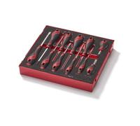 Teng Tools - 11 Piece Mixed Screwdriver Set (Flat, PH, PZ,) in EVA Tray - TED911N
