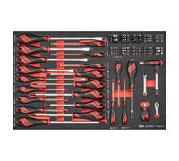 Teng Tools 115 Piece Mixed Screwdriver & Bit EVA Foam Set - TTEMD115N