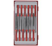Teng Tools 12 Piece Rubber Grip Assorted Needle File Set in Plastic Case, TTNF12