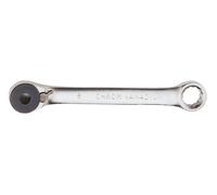 Teng Tools Mini Bits Ratchet 1400B - Reversible 1/4" Hex Drive
