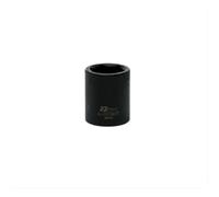 Teng Tools 22MM 1/2 Inch Drive ANSI 6 Point Metric Shallow Chrome Molybdenum Impact Socket | Mechanic Tool | Hand Tool - 920522AN
