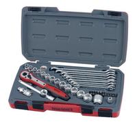 Teng Tools 39 Piece 3/8in Drive Metric 6 Point Socket & Spanner Set TT3840