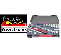 Teng Tools 39 Piece drive socket ratchet extension 3/8