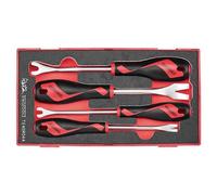 Teng Tools 4 Piece Auto Clip, Fastener & Trim Panel Remover EVA Foam Tool Tray - TEASR04A