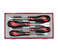 Teng Tools 4 Piece Auto Clip, Fastener & Trim Panel Remover Tool Tray - TTSR04A
