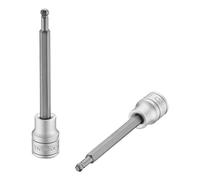Teng Tools 5MM 3/8 Inch Drive Metric Extra Long Ball End Hex Bit Chrome Vanadium Socket - M381505BL-C