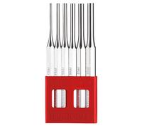 Teng Tools 6 Parallel Pin Punch Steel Striking Set,3,4,5,6,7, 8mm x 150mm, PPS06