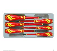 Teng Tools 6 Piece Electricians 1000V Insulated PH1,2 Phillips, Slotted, Flat