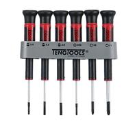Teng Tools 6 Piece Precision Slotted & Phillips Screwdriver Set MDM706