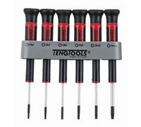 Teng Tools 6 Piece Precision Torx Screwdriver Set T6 - T15 MDM706TX