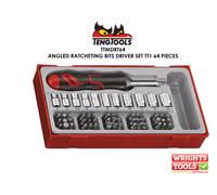 Teng Tools 64 Piece Angled Ratchet/Ratcheting Screwdriver Socket Set, TTMDRT64