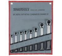 Teng Ratcheting Combination Spanner Set, 8 Piece TEN6508RMM