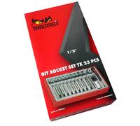 Teng Tools 68860105 TX Bit Socket Set TTTX23 incl Hexagon Screwdriver 23pcs