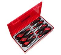 Teng Tools 7 Piece Flat Slot Plain Slotted Phillips PZ PH Screwdriver Set TT917