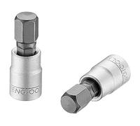 Teng Tools 8MM 1/4 Inch Drive Metric Hex Chrome Vanadium Socket - M141508-C