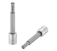 Teng Tools 8MM 3/8 Inch Drive Metric Extra Long Ball End Hex Bit Chrome Vanadium Socket - M381508BL-C