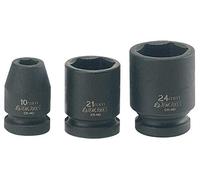 Teng Tools 920116 1/2in Impact Socket - 38mm Length, Chrome Molybdenum Steel Heavy-Duty Socket for Power & Air Tools, Suitable for Industrial, Automotive & Workshop Use