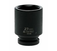 Teng Tools 920527N - 1/2" Drive 6pt Regular Impact Socket (DIN) Metric - 27mm