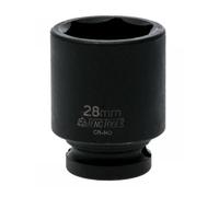 Teng Tools 920528N - 1/2" Drive 6pt Regular Impact Socket (DIN) Metric - 28mm