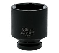 Teng Tools 920532N - 1/2" Drive 6pt Regular Impact Socket (DIN) Metric - 32mm