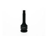 Teng Tools 8MM 1/2 Inch Drive Metric Hex Chrome Molybdenum Impact Socket | Mechanic Tool | Hand Tool - 921508-C