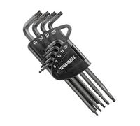 Teng Tools Ball Point Tx Key Set Cr-Mo 9Pc Torx Tx10-Tx50 1499Tx