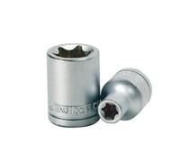 Teng Tools E20 Torx Socket 1/2 Inch Drive - High Quality Chrome Vanadium Steel