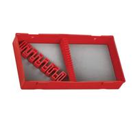 Teng Tools Empty Plastic Tool Storage Tray For Wrenches and Screwdrivers - TT00, Silver, 1 Compartment