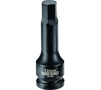 Teng Tools 17MM 1/2 Inch Drive Metric Hex Chrome Molybdenum Impact Socket | Mechanic Tool | Hand Tool - 921517-C