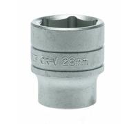 Teng Tools M1205286-C - 1/2" Drive 6pt Hex Socket Metric - 28mm