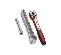 Teng Tools M1212N1 Socket Set 1/2in Drive MM 12 Pieces
