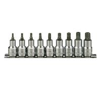 Teng Tools M1213TX - 1/2" Drive TX Bit Socket Clip Rail Set - 9pcs