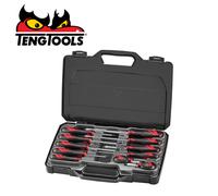 Teng Tools MD911N 11 Pc Screwdriver Set in Storage Case Slotted, Phillips & Pozi