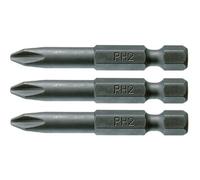Teng Tools PH5000203 - 50mm Bit - 1/4" PH2 - 3 pack