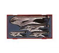 Teng Tools TTVG05 - Power Grip Locking Plier Set in Module Tray - 5pcs