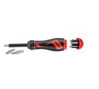 Teng Tools Ratchet Screwdriver + Bits - 7 Double Ended Bits