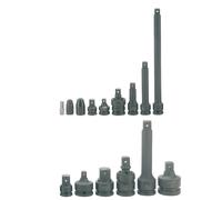 Teng Tools 1/2 Inch Drive ANSI Impact Female to 3/8 Inch Drive Male Reducer Adapter - 920036AN