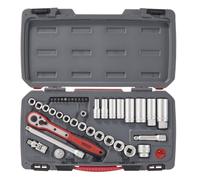 Teng Tools T3839 - Mecca Pro 3/8" Square Drive Metric Socket Set - 39 pieces