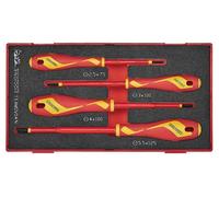Teng Tools TEAMDV04N - Insulated Screwdriver Set Flat (1000 Volts) - 4pcs