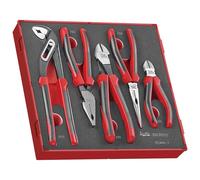 Teng Tools TED441-T - Plier Set in Tray (TPR Grip) - 5pcs