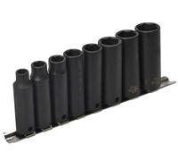 Teng Tools Teng 9386 Deep Impact Socket Set - 8 Metric Sizes, 3/8 Inch Drive
